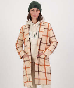 Womens Zqrx Regenerative Wool Range: Women's Monarch Wool Coat