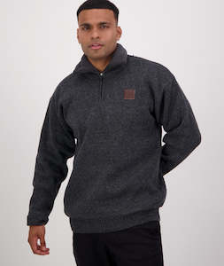 Mens Knitwear Jumpers: Men's Rhino Stormshield Wool Jersey with Windproof Lining