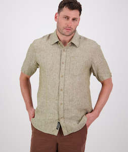 Mens Short Sleeve Shirts: Men's Humber Short Sleeve Linen Shirt