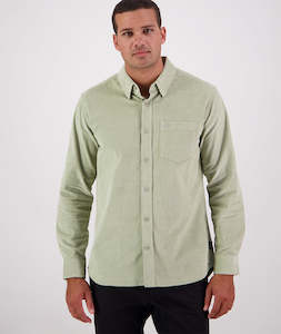 Mens Long Sleeve Shirts: Men's Ranfurly Corduroy Long Sleeve Shirt