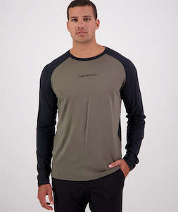 Mens Knitwear Jumpers: Men's Carlton Long Sleeve Merino T-Shirt
