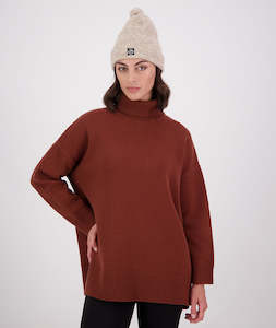 Womens Knitwear Jumpers: Women's Brunner Roll Neck Knit
