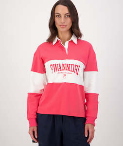Womens Tops: Women's Cameron Long Sleeve Rugby Top