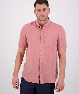 Mens Short Sleeve Shirts: Men's Humber Linen Short Sleeve Shirt