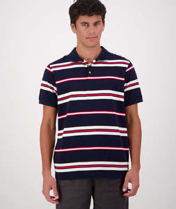 Men's Glenvar Striped Polo