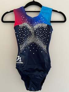 Milano Navy & Pink with Silver spot detail