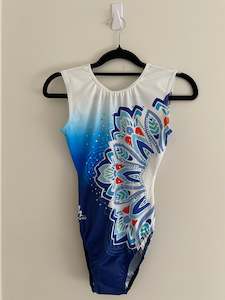 Products: Milano Blue ombre with Orange and green detail with diamantes