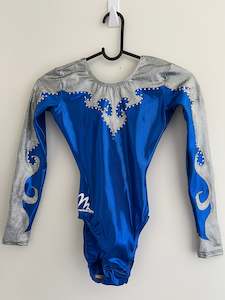 Milano Royal Blue long sleeve with silver detail