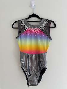 Short Sleeve: Milano Rainbow and Silver diamante