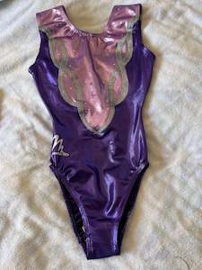 50 Leotards: Milano Purple with lilac and silver detail