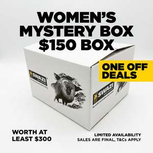 Products: SWAZI WOMEN’S MYSTERY BOX - $150 RRP $300