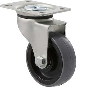 Castors Light Duty 50kg 100kg: 75mm Polyurethane Light Duty Castor - 100KG Rated