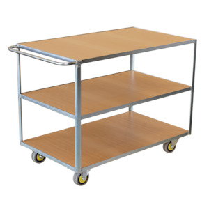 Material Handling Equipment: Table Tray Trolley 1000mm L x 600mm 250kg capacity – TT110
