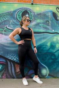 Tights: PITCH BLACK TIGHTS - FULL LENGTH