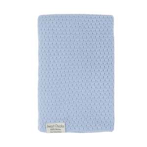 Merino Knit Blanket | Sky