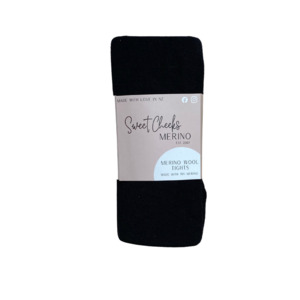 School Tights Socks: Merino Tights | Black