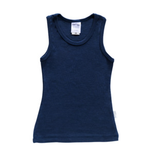 Non Sale Items For Omnisend Welcome Discount: Merino Singlet | Indigo