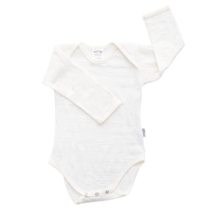 Swatch Long Sleeve Bodysuit: Long Sleeve Bodysuit | Vanilla