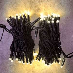 Short Fringe Fairy Lights Black Cable for Events - Sweet As Decor NZ