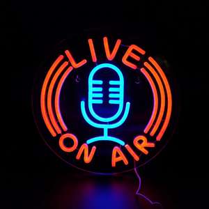 LED LIVE ON AIR Neon Sign - Sweet As Decor NZ