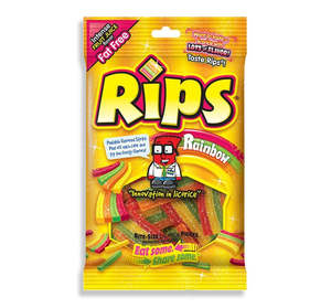 RIPS BITES - RAINBOW PIECES (PEELABLE) PEG BAG
