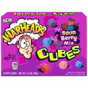 Candy: WARHEADS BERRY CUBES THEATER BOX