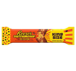 Chocolates: REESES CANDY BAR KING SIZE - OUTRAGEOUS