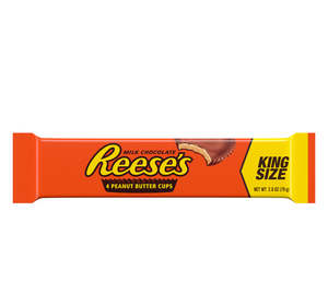 Chocolates: REESES PEANUT BUTTER CUP KING SIZE - MILK