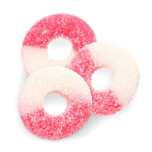 Pick N Mix: ALBANESE GUMMI RINGS - WATERMELON