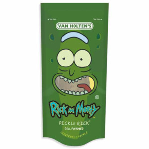 American Candy: VAN HOLTEN RICK & MORTY PICKLE RICK PICKLE IN A POUCH