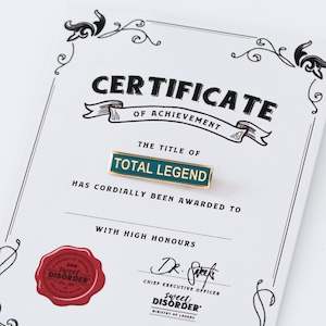 Our Classics: Total Legend Award Badge