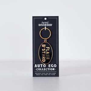 FLASH B*STARD KEYRING