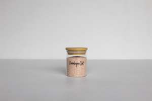 Round Glass & Bamboo Jar 250ml