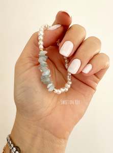 Jewellery: AQUAMARINE BRACELET