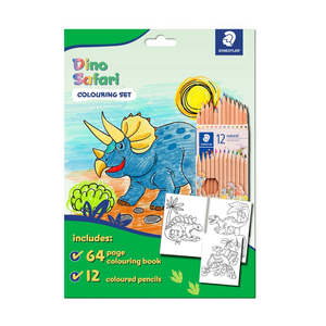 Staedtler Colouring Book Set - Dino Safari