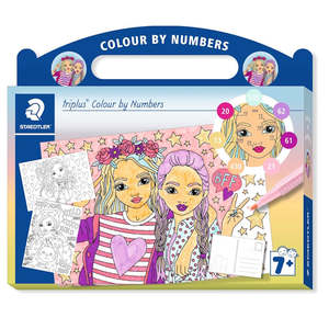 Staedtler Triplus Colour By Numbers Kit - Fashion