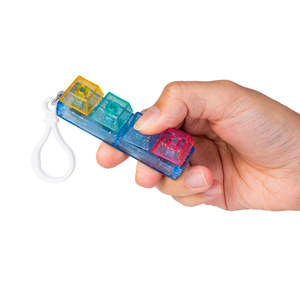 Sensory Fidget Toys: Fidget Fingers Keyboard Click Fidget Keychain