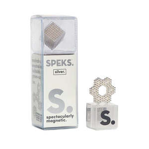 Speks Metallic Mini Magnet Balls - Silver
