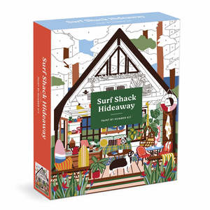 Paint By Numbers: Surf Shack Hideaway Paint By Number Kit