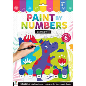Paint By Numbers: Paint By Numbers - Daring Dino