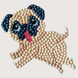 Diamond Art: Crystal Art Sticker Kit - Playful Pup
