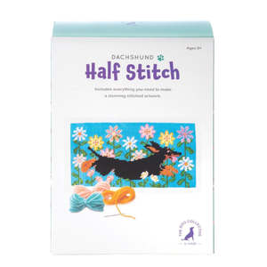 The Dog Collective Half Stitch Kit - Dachshund