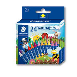 Art Supplies: Staedtler Wax Crayons 24pk