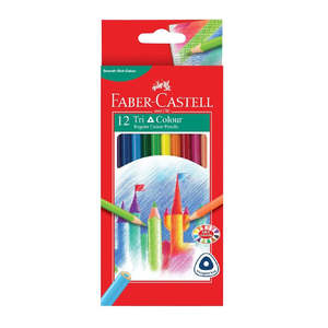 Faber-Castell Tri Colour Pencils 12pk