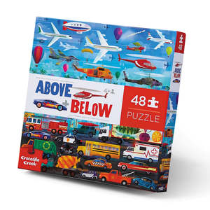 Games: Crocodile Creek 48 Piece Puzzle - Above & Below Things that Go