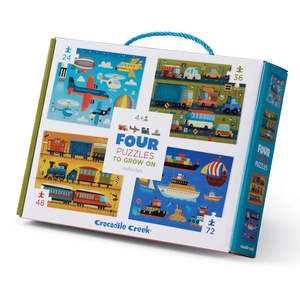 Games: Crocodile Creek 4 Puzzles - Vehicles