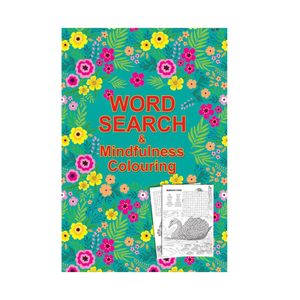Adult Colouring: Mindful Word Search Colouring Book