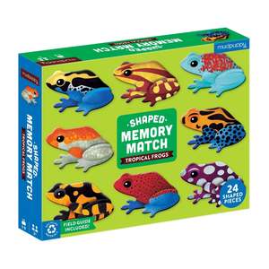 Card Games: Tropical Frogs Shaped Memory Match