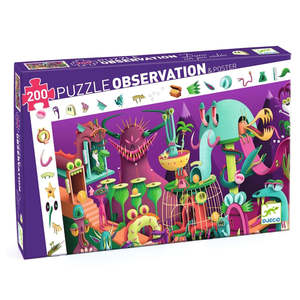Puzzles: Djeco In a Video Game 200 Piece Observation Puzzle