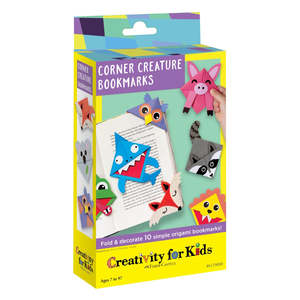 Paper Craft: Creativity for Kids Mini Kit - Corner Creature Bookmarks